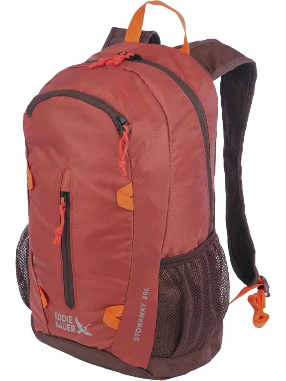 Packable Maroon Backpack, Lightweight 20L Travel Bag, Water-Resistant Daypack